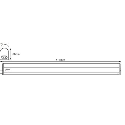 Osram - Lampada sottopensile a LED BATTEN 8W/230V 4000K 57,3 cm