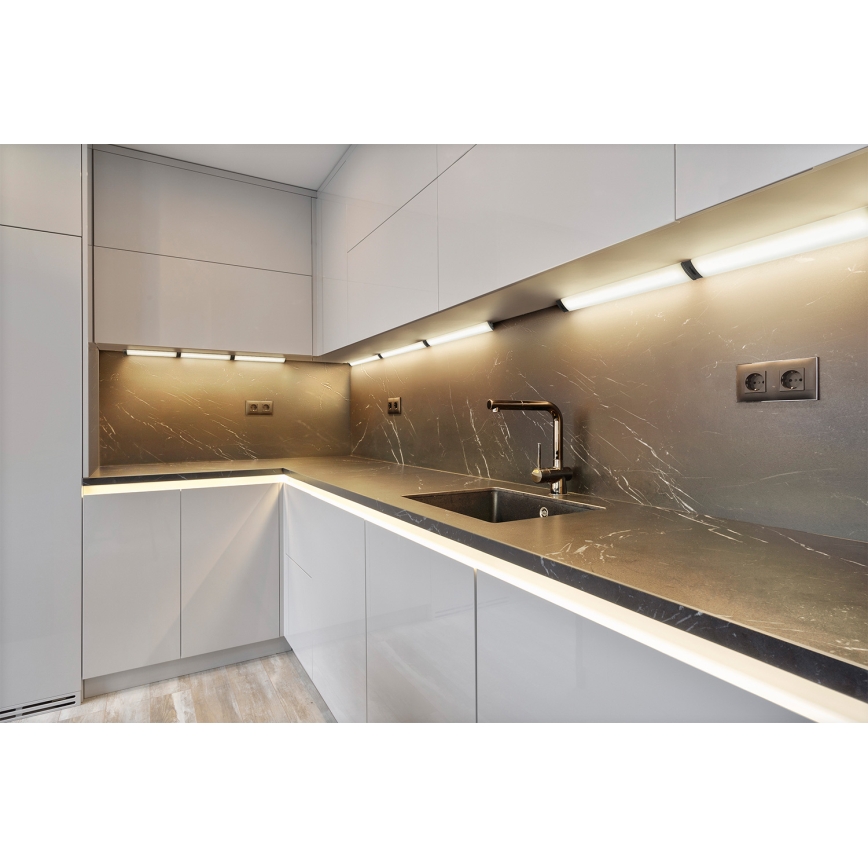 Osram - Lampada LED dimmerabile sottopensile con sensore di movimento LINEAR ANGLE LED/5W/230V 3000/4000/6500K 35 cm nero