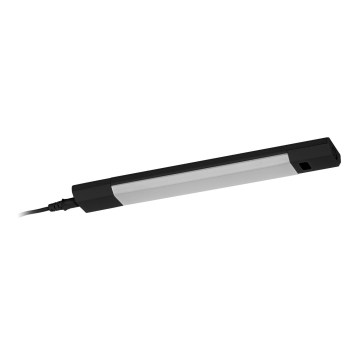 Osram - Lampada sottopensile LED RGBW dimmerabile con sensore di movimento LINEAR EDGE LED/4W/230V 30 cm nero + telecomando