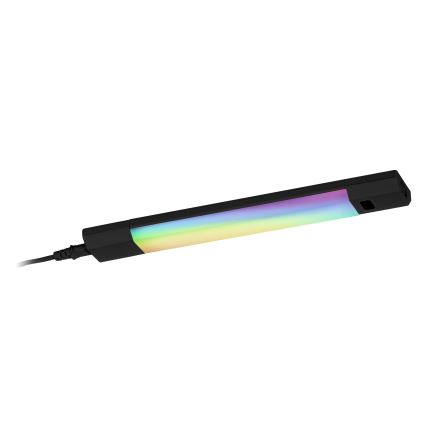 Osram - Lampada sottopensile LED RGBW dimmerabile con sensore di movimento LINEAR EDGE LED/4W/230V 30 cm nero + telecomando