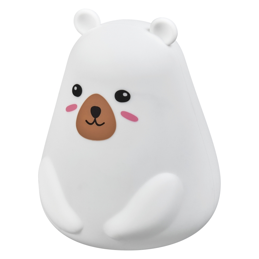 Osram - LED RGBW lampada touch dimmerabile per bambini NIGHTLUX BEAR LED/0,7W/3,7V 1200 mAh bianca
