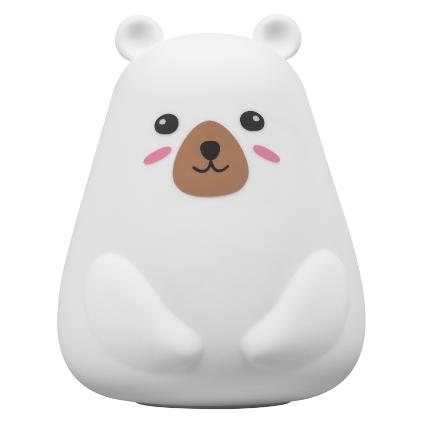 Osram - LED RGBW lampada touch dimmerabile per bambini NIGHTLUX BEAR LED/0,7W/3,7V 1200 mAh bianca