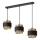 Osram - Lampadario a sospensione con cavo DECOR HORNET 3xE27/10W/230V nero/oro