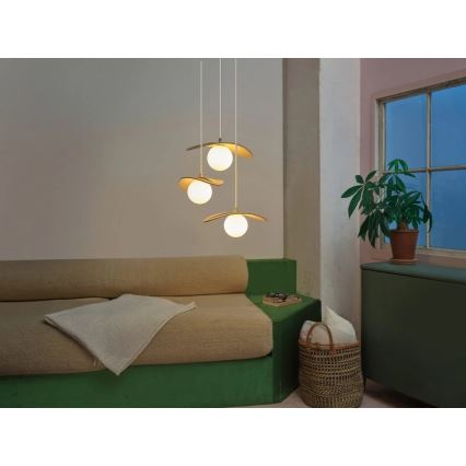 Osram - Lampadario a sospensione con cavo DECOR PEARL 3xG9/5W/230V beige