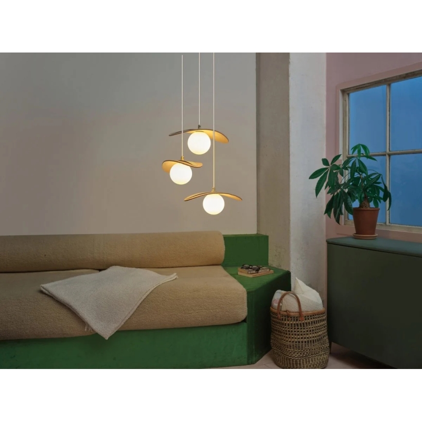 Osram - Lampadario a sospensione con cavo DECOR PEARL 3xG9/5W/230V beige