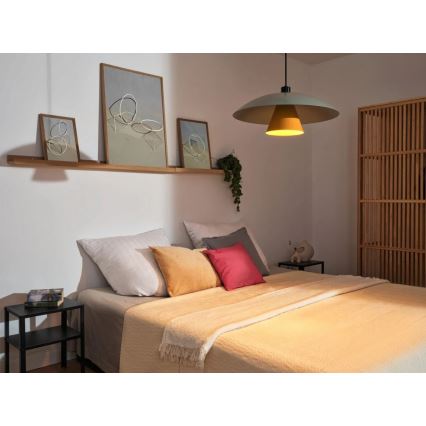 Osram - Lampadario a sospensione su cavo DECOR FLYING MUSHROOM 1xE27/25W/230V Ø 50 cm verde