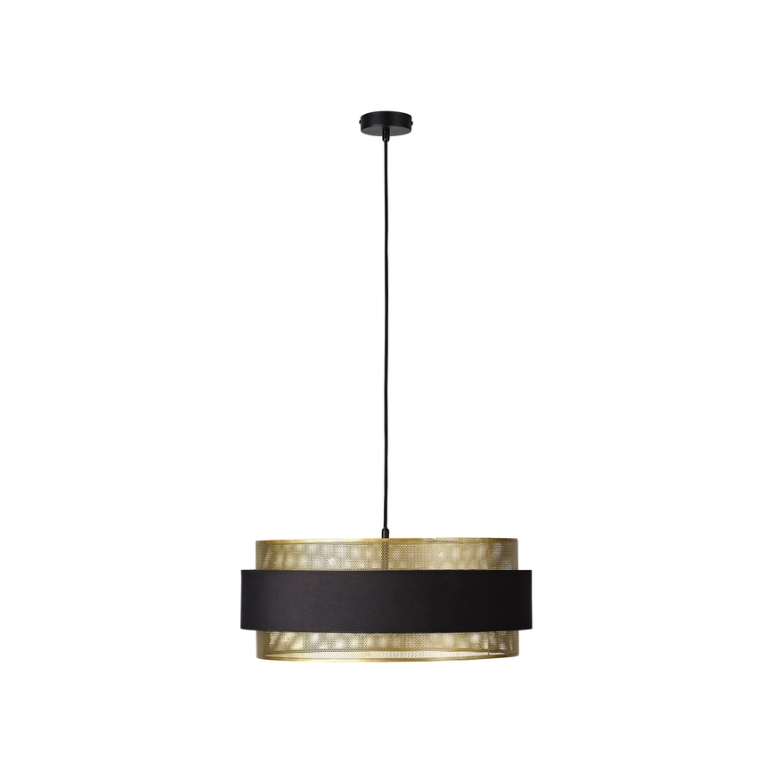 Osram - Lampadario a sospensione su cavo DECOR HORNET 3xE27/10W/230V Ø 50 cm nero/oro
