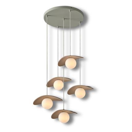 Osram - Lampadario a sospensione su cavo DECOR PEARL 5xG9/5W/230V beige