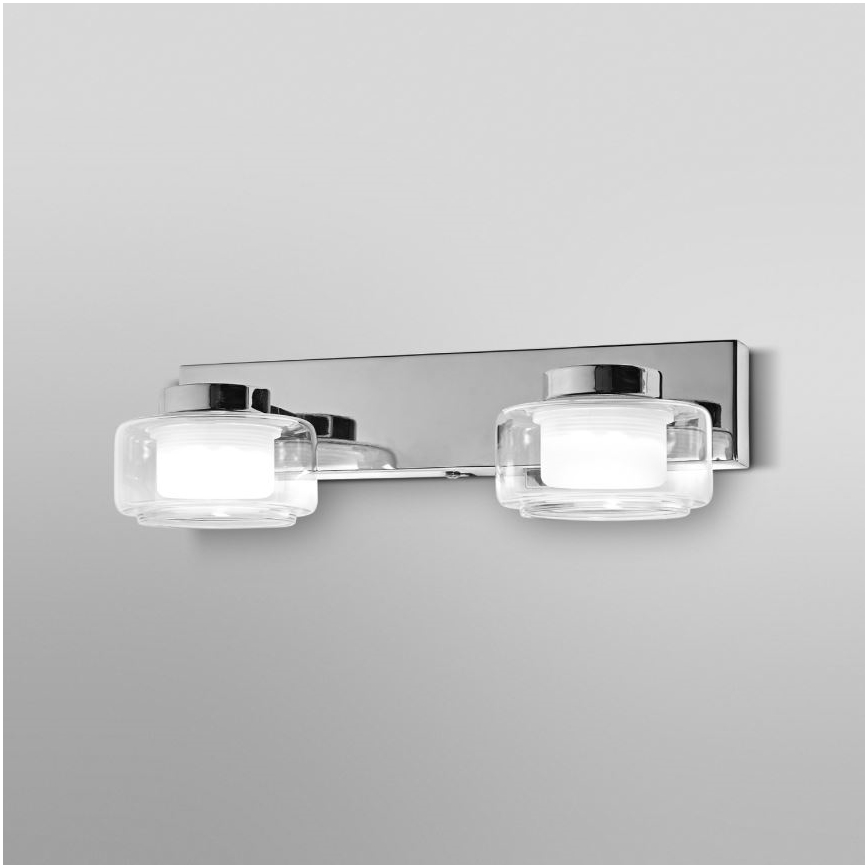 Osram - Applique LED per bagno ORBIS FLAME 2xLED/5,5W/230V 3000/4000K IP44 cromo lucido