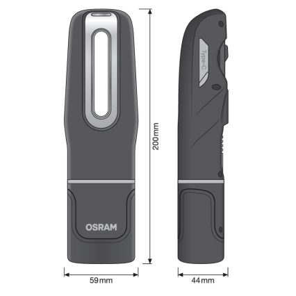 Osram - Torcia ricaricabile a LED dimmerabile LEDINSPECT MINI250 LED/7W/3,7V IP65 2000 mAh