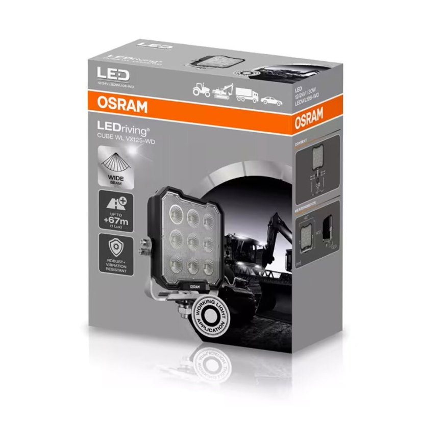 Osram - Faretto spot LED per auto LEDRIVING WL VX125-WD LED/30W/12/24V IP69 6000K