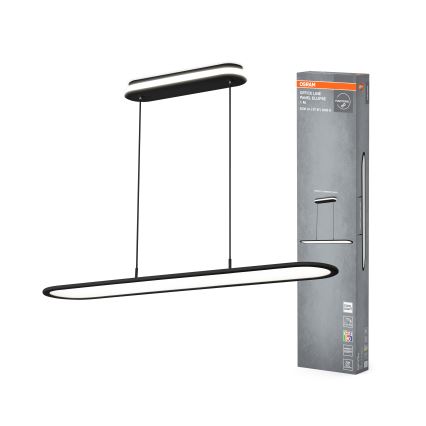 Osram - Sospensione LED dimmerabile su cavo OFFICE LINE LED/57W/230V 4000K 100 cm CRI 90 nera