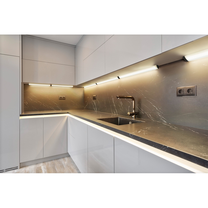 Osram - Lampada LED dimmerabile sottopensile con sensore di movimento LINEAR ANGLE LED/7,5W/230V 3000/4000/6500K 55 cm nero