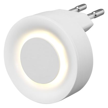 Osram - Luce notturna LED con sensore di movimento e crepuscolare LUNETTA LED/0,31W/230V bianca