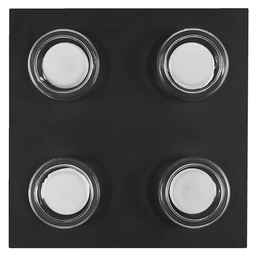 Osram - Plafoniera LED da soffitto per bagno ORBIS FLAME 4xLED/5,5W/230V 3000/4000K IP44 nero