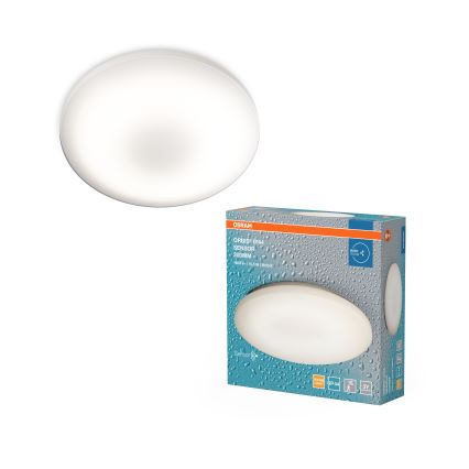 Osram - Plafoniera LED da bagno con sensore di movimento e crepuscolare ORBIS LED/15,5W/230V Ø 30 cm IP44 bianca