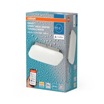 Osram - Plafoniera LED dimmerabile da bagno SMART+ AQUA LED/12W/230V 3000-6500K IP44 Wi-Fi