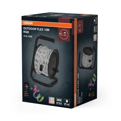 Osram - Striscia LED RGB dimmerabile per esterni FLEX 10m LED/70W/230V IP65 + telecomando