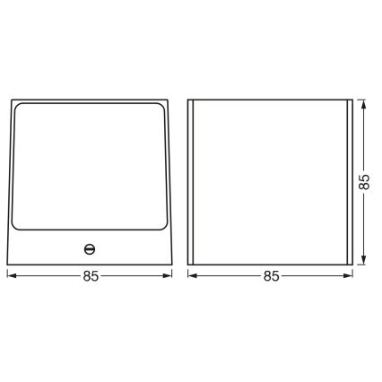 Osram - LED RGBW dimmerabile applique da esterno SMART+ BRICK LED/14W/230V IP44 Wi-Fi