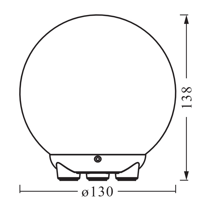 Ledvance - Lampada da tavolo ricaricabile LED RGBW dimmerabile SMART+ MAGIC LED/2,5W/5V 2200-6500K Wi-Fi bianca