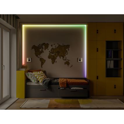 Osram - LED RGBW striscia dimmerabile FLEX 7m LED/18W/230V + telecomando