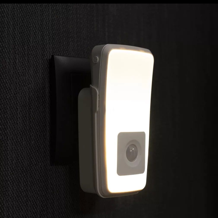 Osram - Luce notturna a spina LED con sensore LUNETTA LED/2W/230V