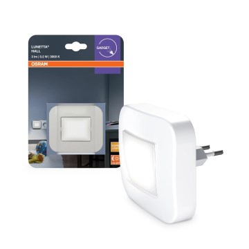 Osram - Luce notturna LED con sensore crepuscolare LUNETTA LED/0,2W/230V