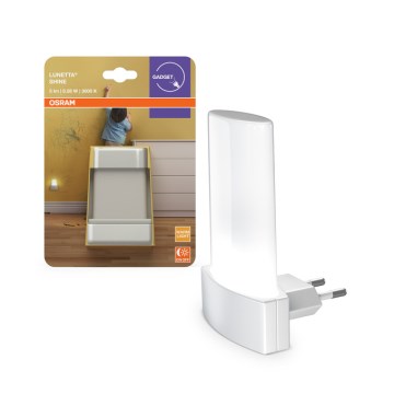 Osram - Luce notturna LED con sensore LUNETTA LED/0,28W/230V 3000K