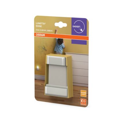 Osram - Luce notturna LED con sensore LUNETTA LED/0,28W/230V 3000K