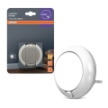 Osram - Luce notturna LED con sensore LUNETTA LED/0,3W/230V 3000K