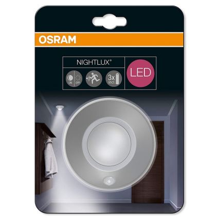 Osram - Luce notturna LED con sensore NIGHTLUX LED/1,7W/3xAAA IP54