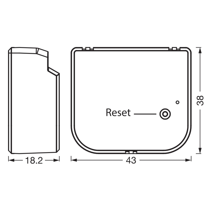 Osram - Modulo per interruttore a 2 tasti SMART+ 230V Wi-Fi