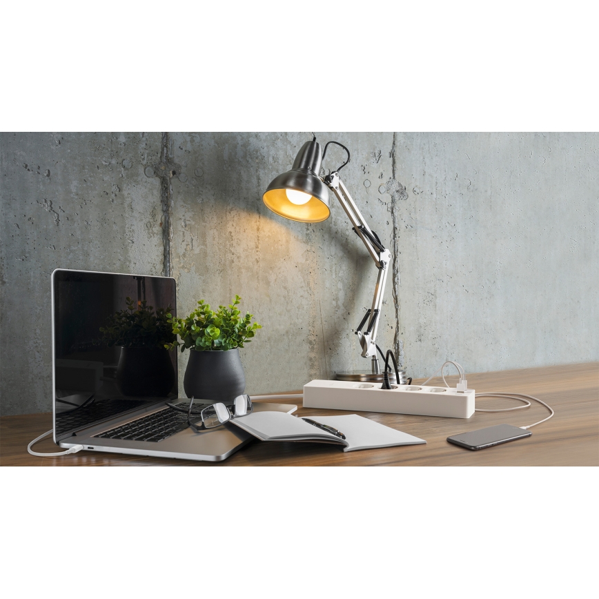 Osram - Multipresa SMART+ 4 prese tipo F + 2x USB-A + 2x USB-C con Wi-Fi
