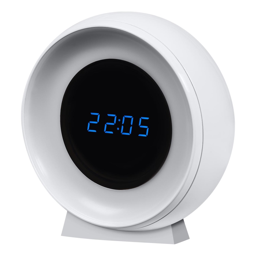 Osram - Orologio digitale LED con retroilluminazione NIGHTLUX LED/0,3W/5V 1000mAh 3000/4000/6500K bianco