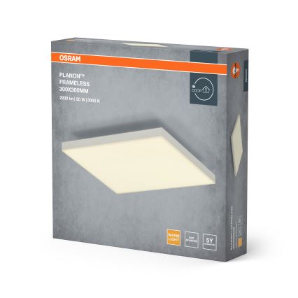 Osram - Pannello LED a montaggio superficiale PLANON LED/20W/230V 3000K 30x30 cm bianco