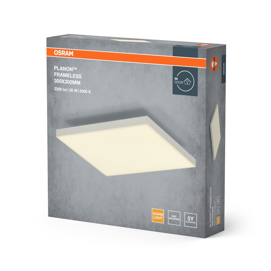 Osram - Pannello LED a montaggio superficiale PLANON LED/20W/230V 3000K 30x30 cm bianco