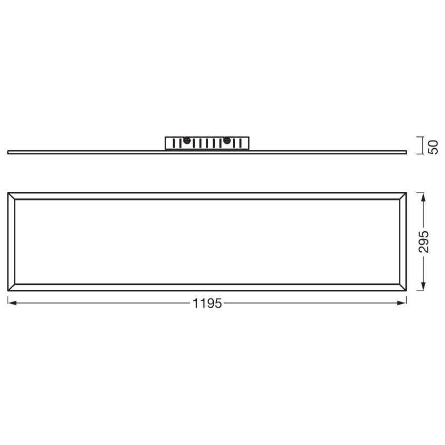 Osram - Pannello LED a montaggio superficiale PLANON LED/40W/230V 4000K 30x120 cm bianco