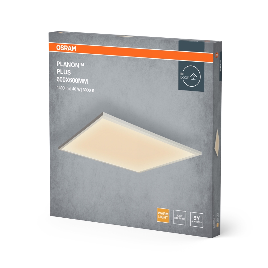Osram - Pannello LED a montaggio superficiale PLANON LED/40W/230V 59,5x59,5 cm bianco