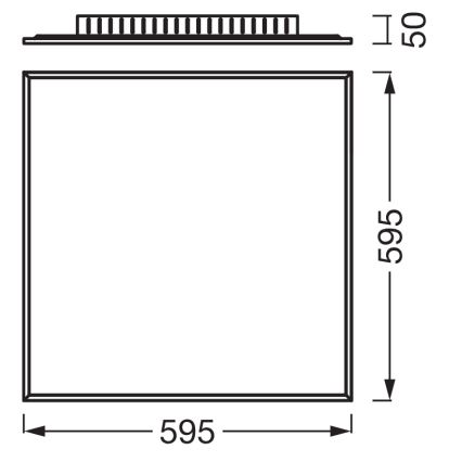Osram - Pannello LED a superficie PLANON LED/40W/230V 60x60 cm bianco