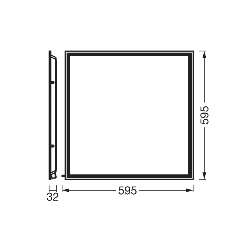 Osram - LED pannello per controsoffitto ESSENTIAL LED/50W/230V 3000/4000/6500K 60x60 cm UGR19