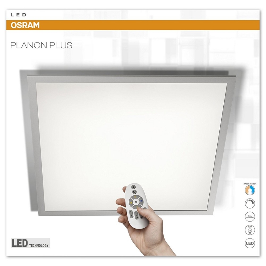 Osram - Pannello LED dimmerabile PLANON PLUS LED/30W/230/12V + telecomando 60x60