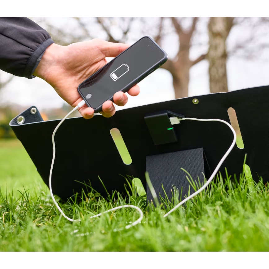 Osram - Pannello solare per ricarica indipendente BATTERY CHARGE SOLAR 20W IP65