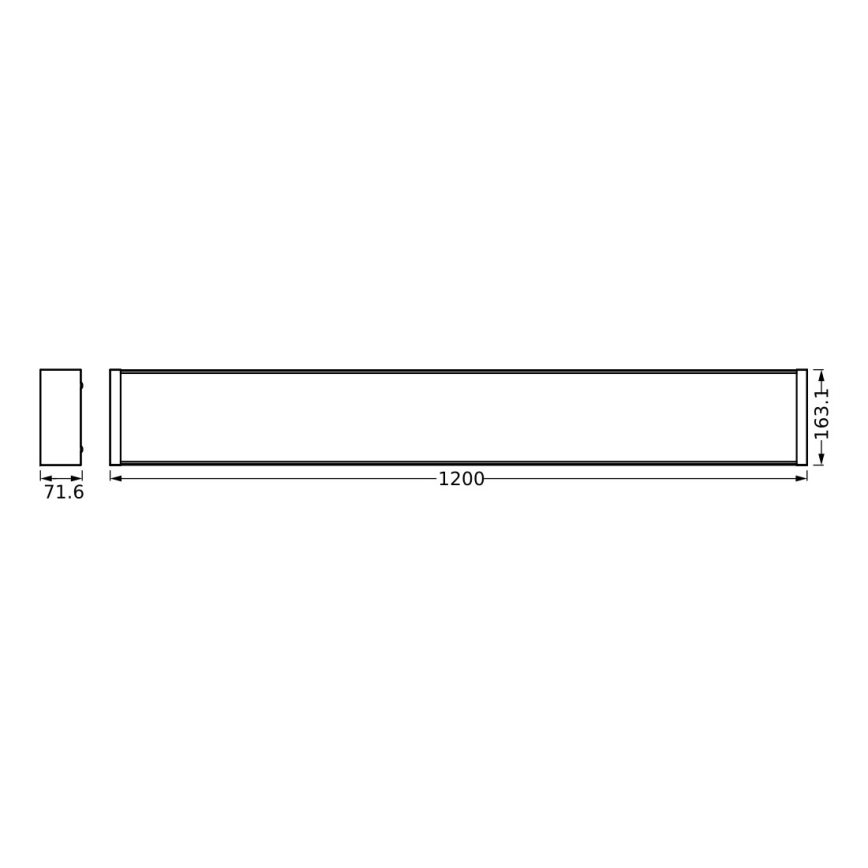 Osram - Plafoniera LED dimmerabile OFFICE LINE LED/40W/230V 120 cm + telecomando