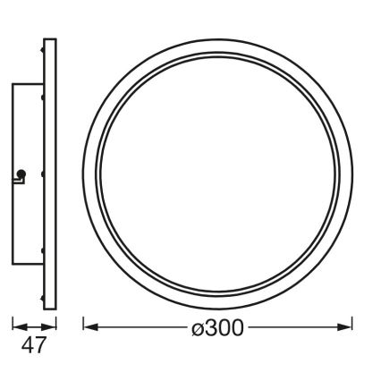 Osram - Plafoniera LED dimmerabile per bagno SMART+ DISC 18W 230V 3000-6500K IP44 Wi-Fi