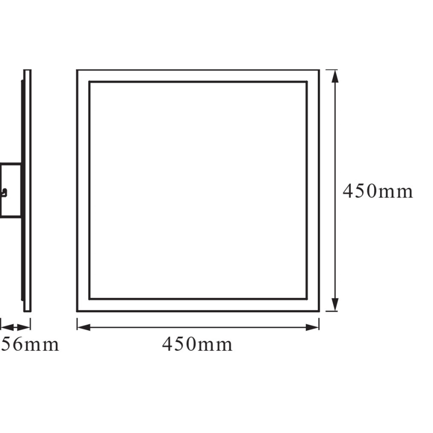 Osram - Plafoniera dimmerabile a LED SMART+ PLANON LED/28W/230V 45x45 cm 3000-6500K Wi-Fi