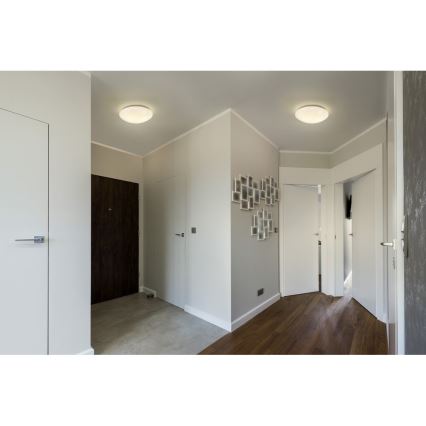 Osram - Plafoniera CEILING ESSENTIAL 2xE27/25W/230V Ø 35 cm bianca