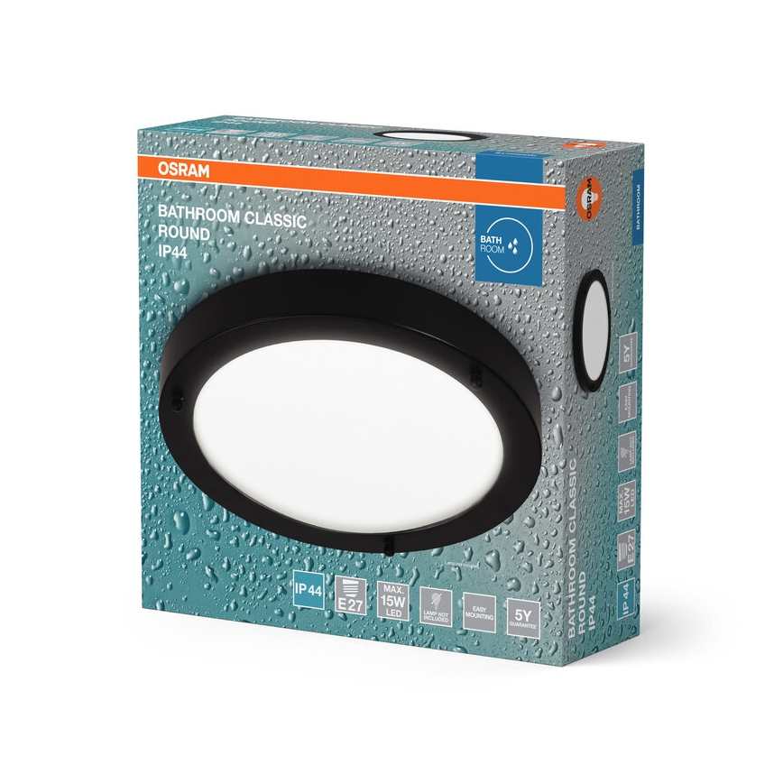 Osram - Plafoniera da bagno BATHROOM CLASSIC 1xE27/15W/230V Ø 31 cm IP44