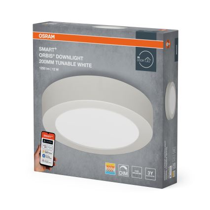 Osram - Plafoniera LED dimmerabile SMART+ DOWNLIGHT LED/12W/230V Ø 20 cm 3000-6500K Wi-Fi