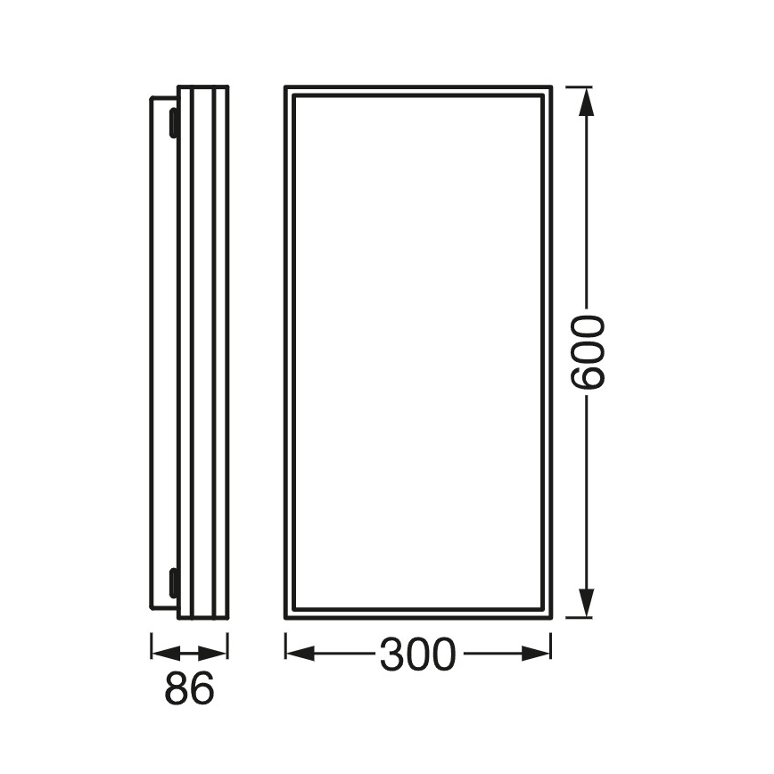 Osram - Plafoniera LED dimmerabile SMART+ MAGNET LED/42W/230V 30x60 cm 3000-6500K Wi-Fi
