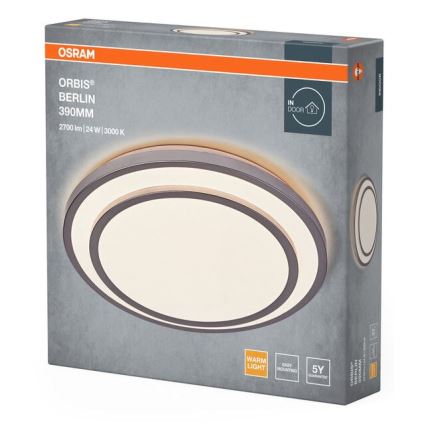 Osram - Plafoniera da soffitto ORBIS BERLIN LED/24W/230V Ø 39 cm